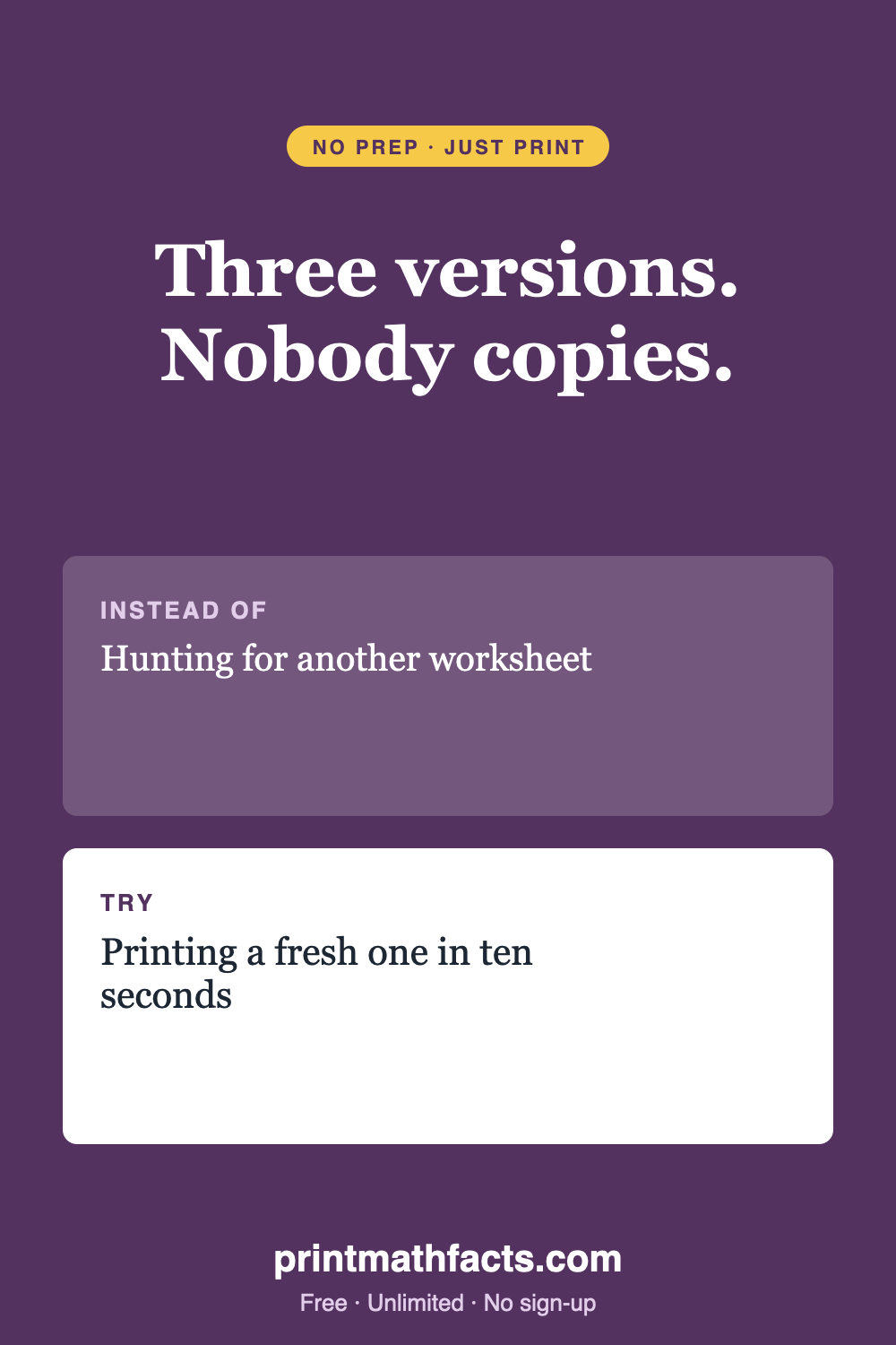 Two-Digit Addition — 3 Versions, No Prep, Answer Keys (FREE)